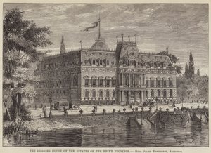 Das Sitzungshaus der Rheinprovinz (Gravur) von English School