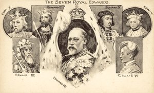 Die sieben königlichen Edwards von English School