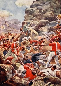 Die Belagerung von Delhi, 1857: Sturm auf die Bresche am 14. September von English School
