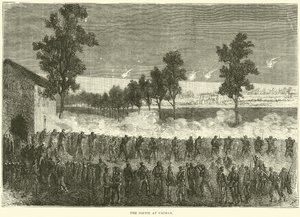 Der Ausfall bei Cachan, Oktober 1870 von English School