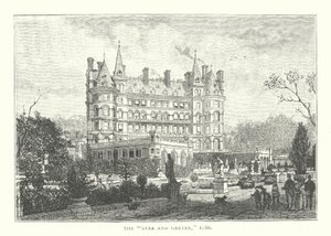 Der "Star and Garter," 1886 (Gravur)