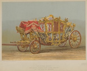 Die Staatskutsche des ehrenwerten Lord Mayor von London von English School