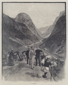 Die "Sunbeam" in Norwegen, von Lady Brassey (Gravur) von English School