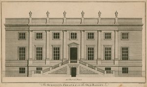 Das Chirurgentheater im Old Bailey, London