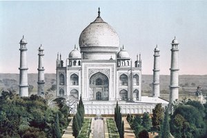 Das Taj Mahal in Agra