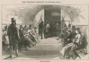 Der Thames Subway am Tower Hill von English School