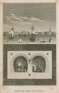 Der Thames-Tunnel von English School
