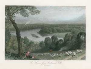 Die Themse von Richmond Hill von English School