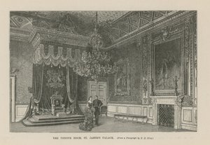 Der Thronsaal im St Jamess Palace von English School