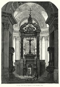Das Grab von Napoleon I. in den Invaliden, Paris von English School