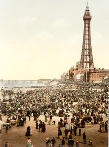 Der Turm und Strand, Blackpool von English School