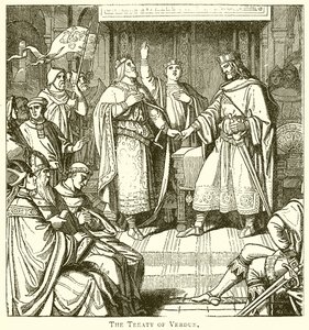 Der Vertrag von Verdun von English School