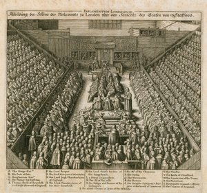 Der Prozess des Earl of Strafford von English School