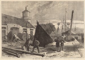 Der Trinity Wharf, Blackwall von English School