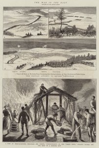 Der Krieg im Osten (Gravur) von English School
