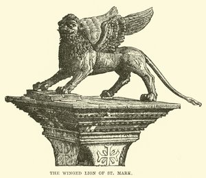 Der geflügelte Löwe von St. Markus von English School