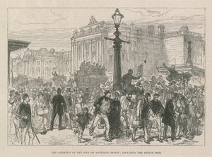 Die Abschaffung der Maut auf der Waterloo Bridge von English School