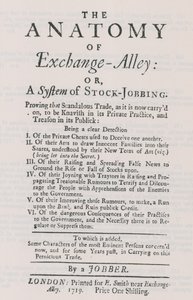 Die Anatomie der Exchange Alley von English School