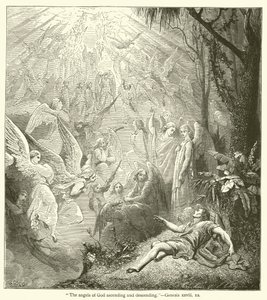 "Die Engel Gottes steigen auf und nieder", Genesis, xxviii von English School