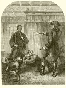 Die Verhaftung von Lord Edward Fitzgerald von English School