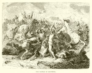 Die Schlacht von Bouvines von English School