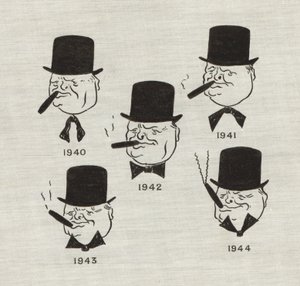 Die wechselnden Stimmungen des britischen Premierministers Winston Churchill im Verlauf des Zweiten Weltkriegs von English School