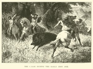 Die Jagd während der frühen Eisenzeit von English School