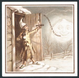 Die Grüße der Saison - Weihnachtskarte von English School