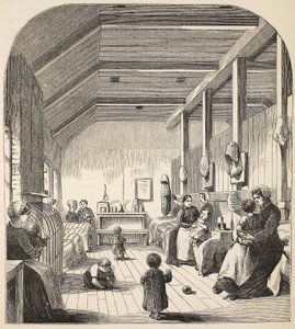 Die Gefängnis-Kinderkrippe im Brixton-Gefängnis, Illustration aus The Criminal Prisons of London and Scenes from Prison Life von Henry Mayhew und John Binny, veröffentlicht 1862 von English School