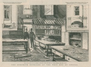 Die Dynamitanschläge im West End von London