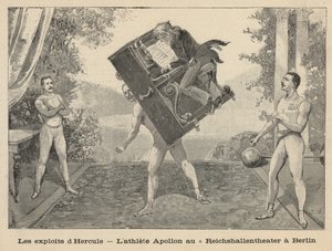 Die Heldentaten des Herkules - der athletische Apollon im Reichshallen-Theater, Berlin von English School