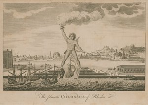 Der berühmte Koloss von Rhodos von English School