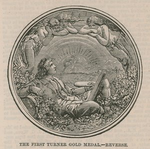 Die erste Turner Goldmedaille (Rückseite)