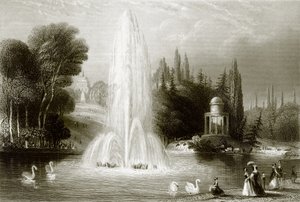 Der Brunnen in Wilhelmshöhe, bei Kassel