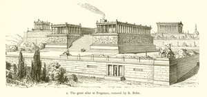 Der große Altar von Pergamon, restauriert von R. Bohn von English School