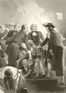 Die Landung von Wilhelm III. in Torbay von English School
