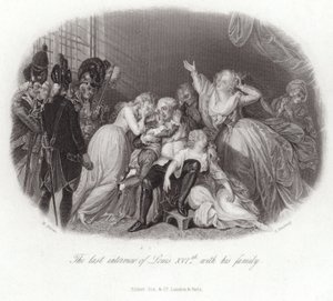 Das letzte Gespräch von Ludwig XVI. mit seiner Familie