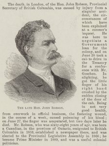 Der verstorbene Ehrenwerte John Robson