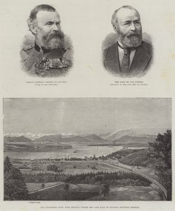 Der verstorbene König von Bayern (Gravur) von English School