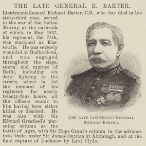 Der verstorbene Generalleutnant Richard Barter