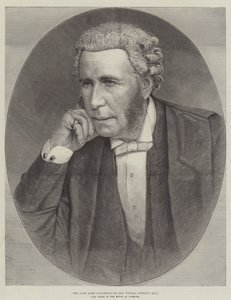 Der verstorbene Lord Farnborough (Sir Thomas Erskine May), verstorbener Sekretär des Unterhauses (Stich)