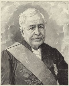 Der verstorbene M. Ferdinand de Lesseps