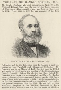 Der verstorbene Mr. Handel Cossham, MP
