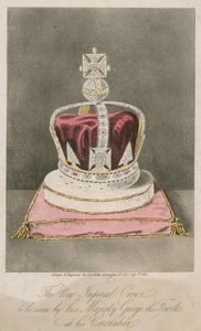 Die neue Kaiserkrone, die Seine Majestät Georg IV. bei seiner Krönung tragen wird