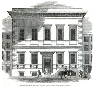 Das neue Museum für praktische Geologie, Jermyn Street, London