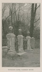 Der neue öffentliche Park in Highgate: Eingangstore, Fairseat House