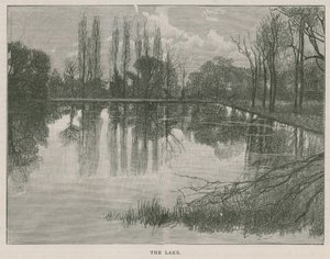 Der neue öffentliche Park in Highgate: der See