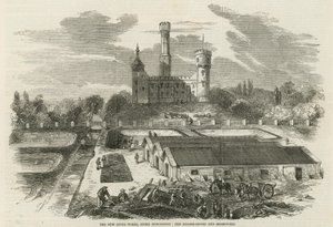 Die neuen Flusswerke, Stoke Newington: Das Maschinenhaus und die Reservoirs