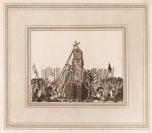 Der Abriss des Cheapside Kreuzes am 2. Mai 1643
