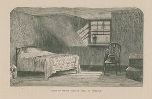 Das Zimmer, in dem der Künstler J. M. W. Turner starb